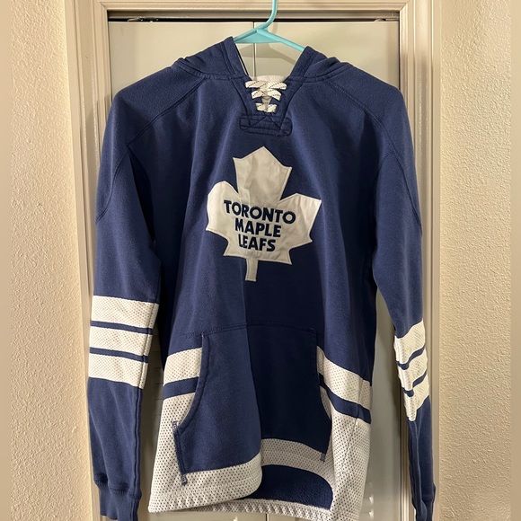 CCM Other - CCM Pro Okd Toronto Maple Leafs Lacer Hoodie Sweatshirt NHL Hockey Sewn